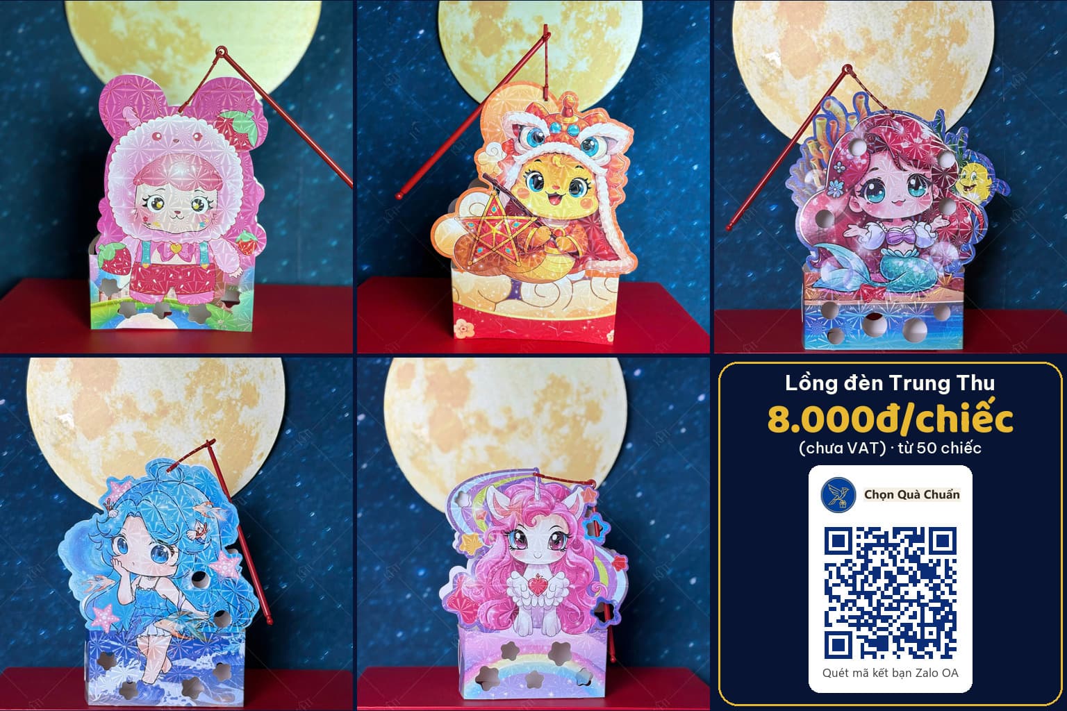 Lồng Đèn Trung Thu Tặng Các Bé